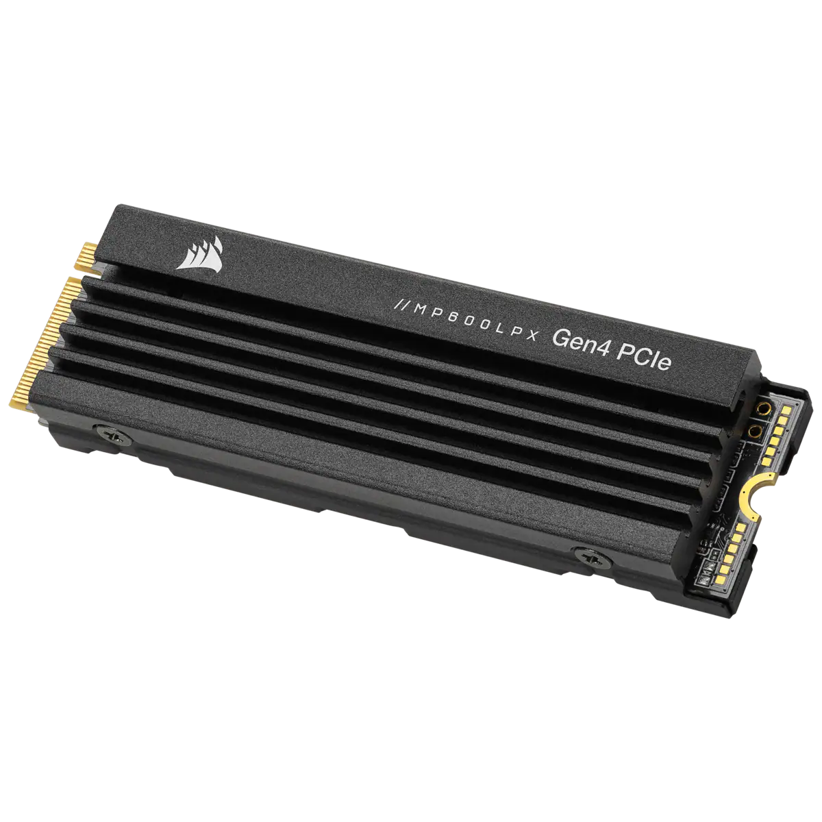 Corsair MP600 Pro Gen4 PCIe x4 NVMe M.2 SSD – High-Density TLC NAND – Aluminum Heatspreader – M.2 2280 Form-Factor