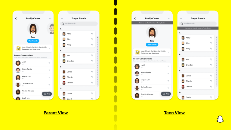 Snapchat Introduces Its First Parental Controls
