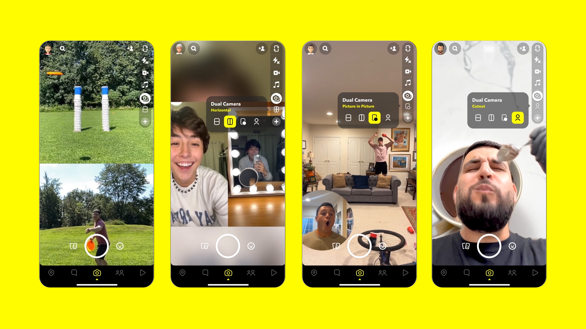 Be a Part of Every Moment With Snapchat’s Dual Camera!