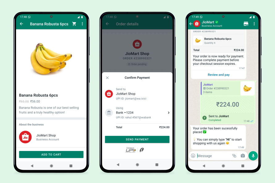 Introducing the First End-to-End Shopping Experience on WhatsApp With JioMart in India