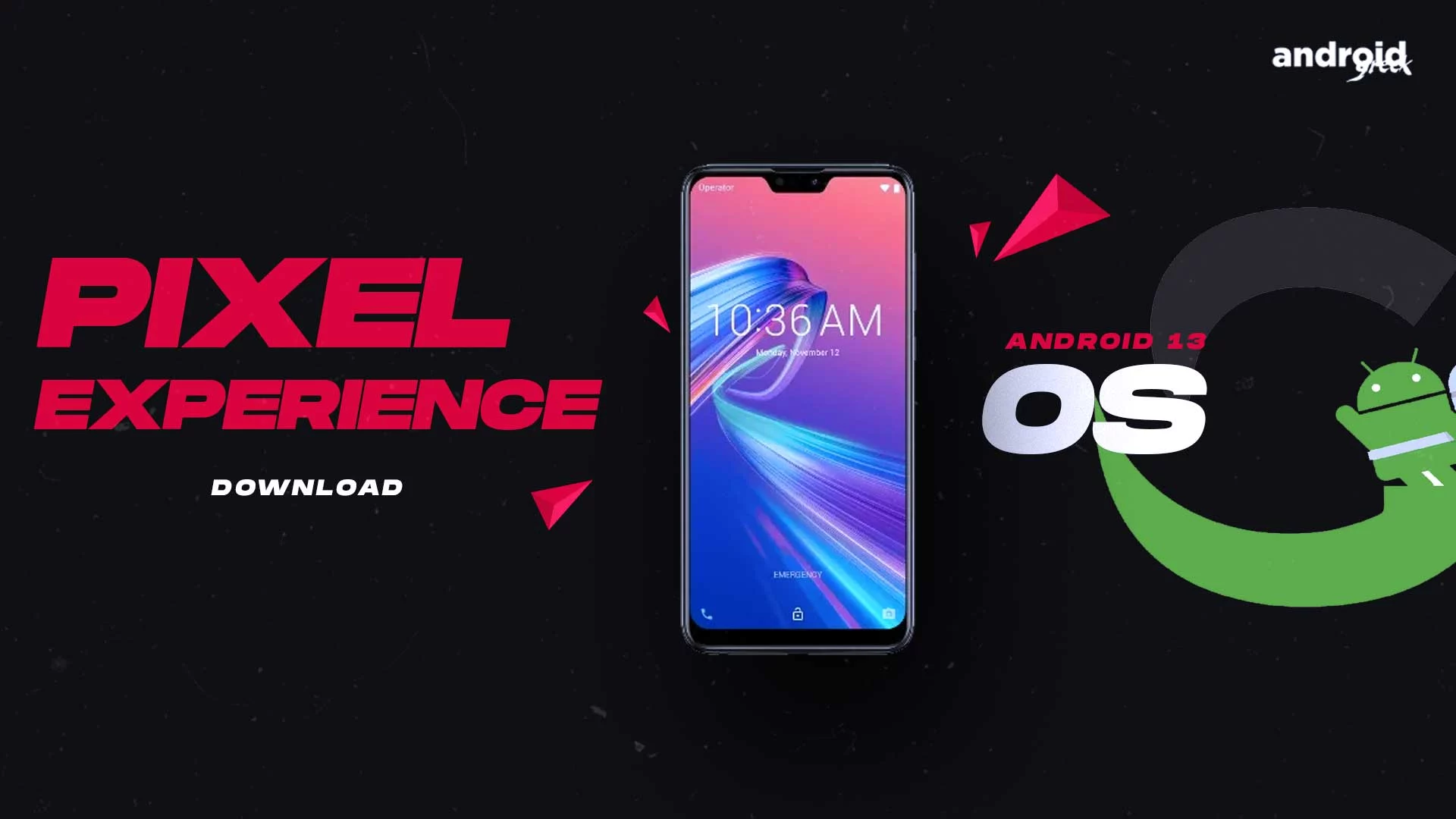 Download Android 13 Pixel Experience 13 for Asus Zenfone Max Pro M2 (X01BD)