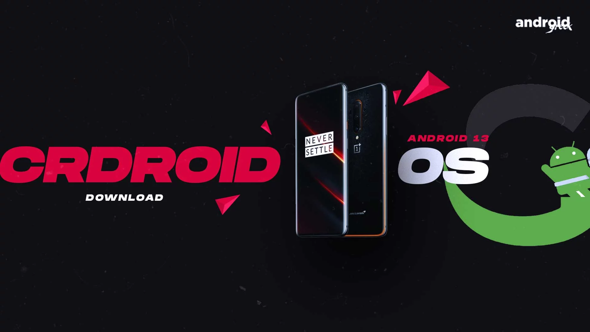 Downloads Android 13 crDroid  for OnePlus 7T Pro 5G Mclaren (hotdogg)