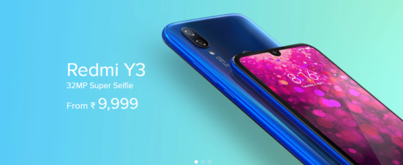 Redmi Y3 launched in india, full specification & price