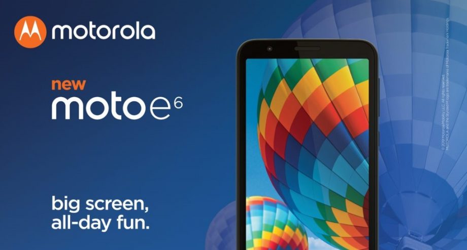 Motorola Moto E6 announced with Snapdragon 435 and 5.5” display