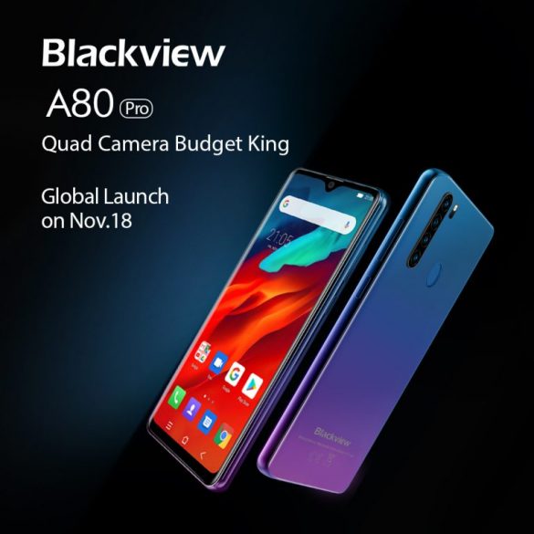 BlackView A80 Pro coming soon with Quad camera on 18 november