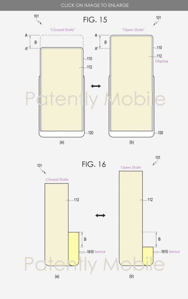 Samsung’s Latest Patent Suggest an expandable display in a Smartphone