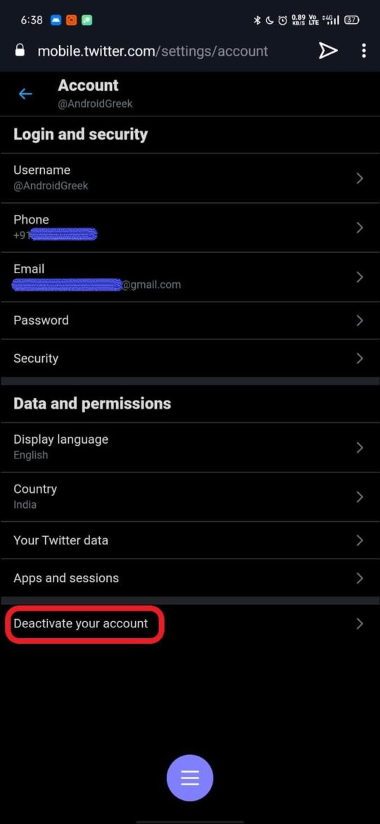 How to deactivate your Twitter account using Mobile, Desktop or Browser