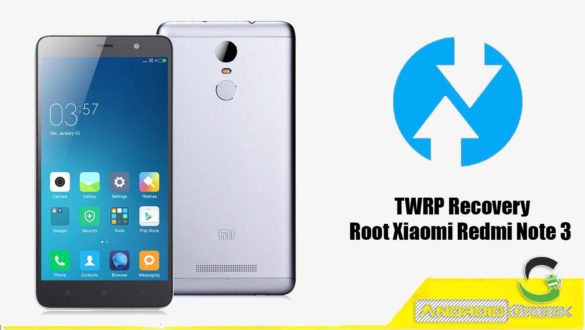 TWRP Recovery on Xiaomi Redmi Note 3
