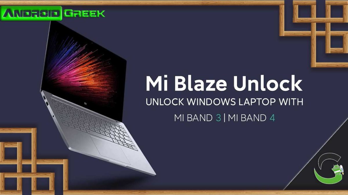 How to unlock Windows laptop with Mi band 3 and Mi band 4