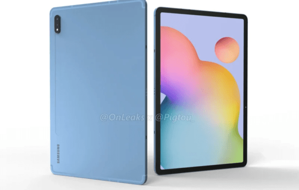 Samsung Galaxy Tab S7 CAD Render revealed the Design