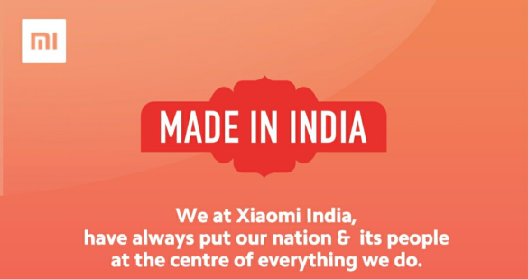 Xiaomi replaces its logo with "Made in India" banner wake of anti-China sentiments