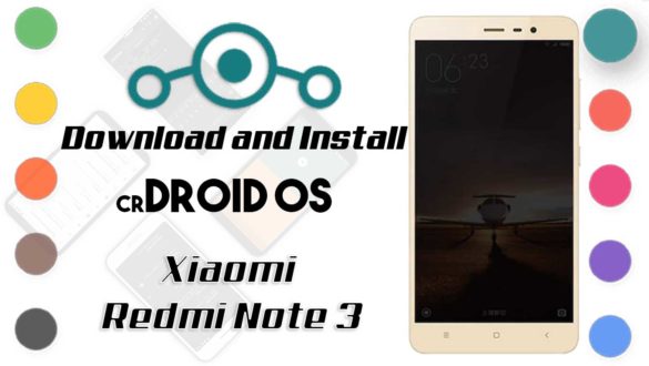 crDroid OS 6 on Redmi Note 3