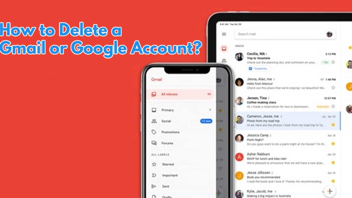 How to Delete a Gmail or Google Account? – Delete your Google Account