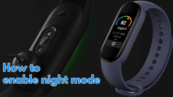 enable night mode in Mi Smart Band 5 (1)
