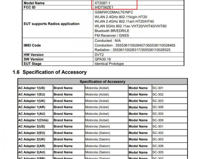 Motorola Moto G9 Plus appears on FCC Certification with XT2087-1 Model Number