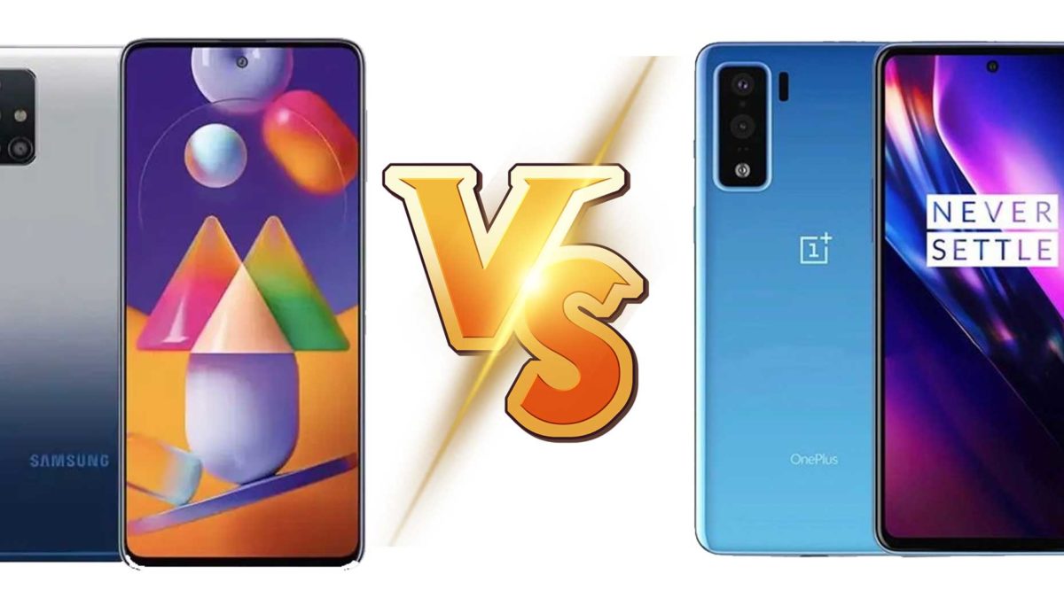 Samsung Galaxy M31s vs OnePlus Nord Full Specification and Price (Mobile Comparision)
