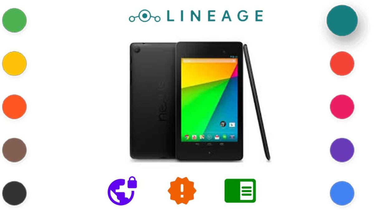 Download and Install Lineage OS 18.1 for Google Nexus 7 2013 (flo/deb) [Android 11]
