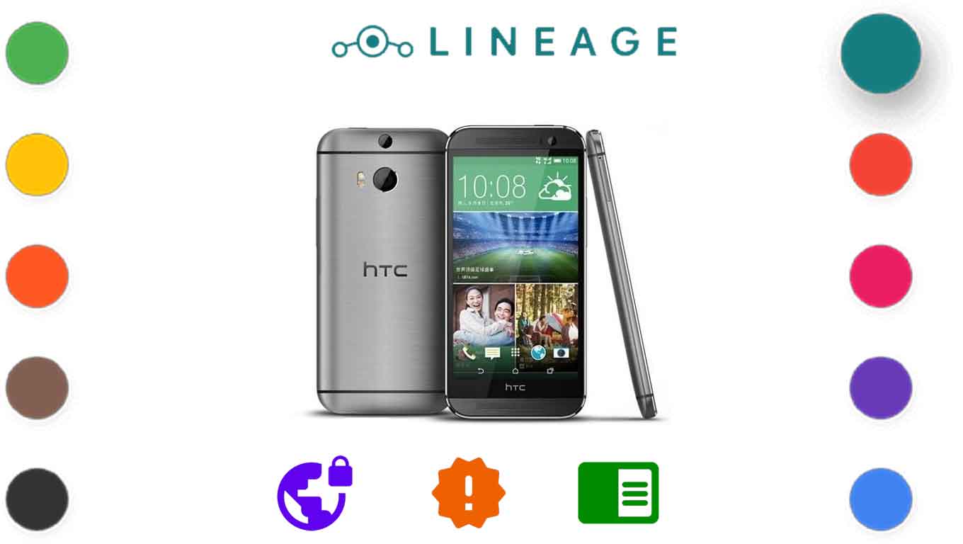Download and Install Lineage OS 18.1 for HTC One M8 (m8/m8d 