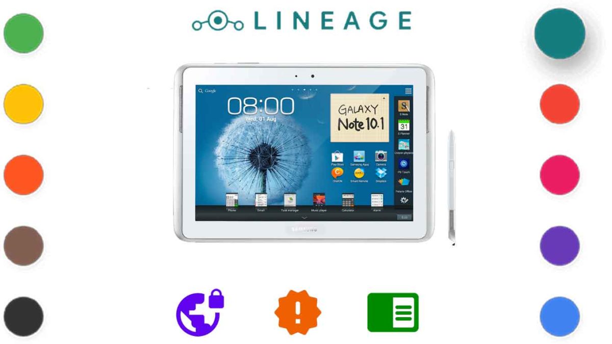 Download and Install Lineage OS 18.1 for Samsung Galaxy Note 10.1 [Android 11]