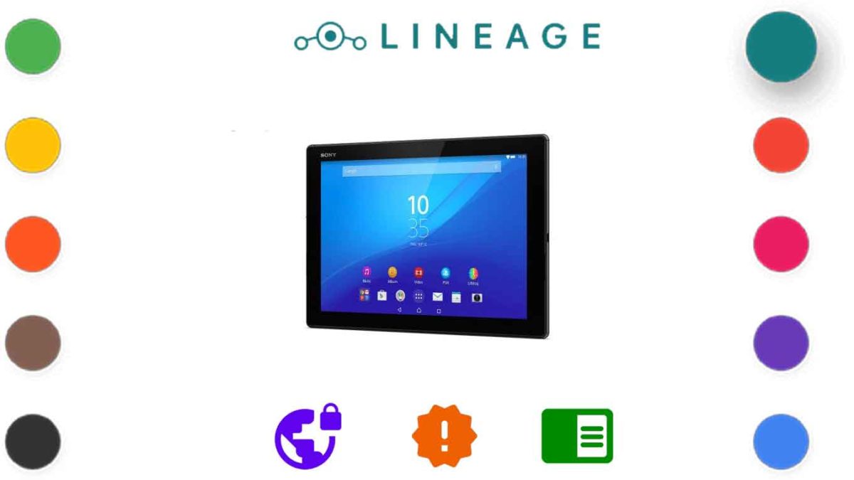 Download and Install Lineage OS 18.1 for Sony Xperia Z4 Tablet [Android 11]