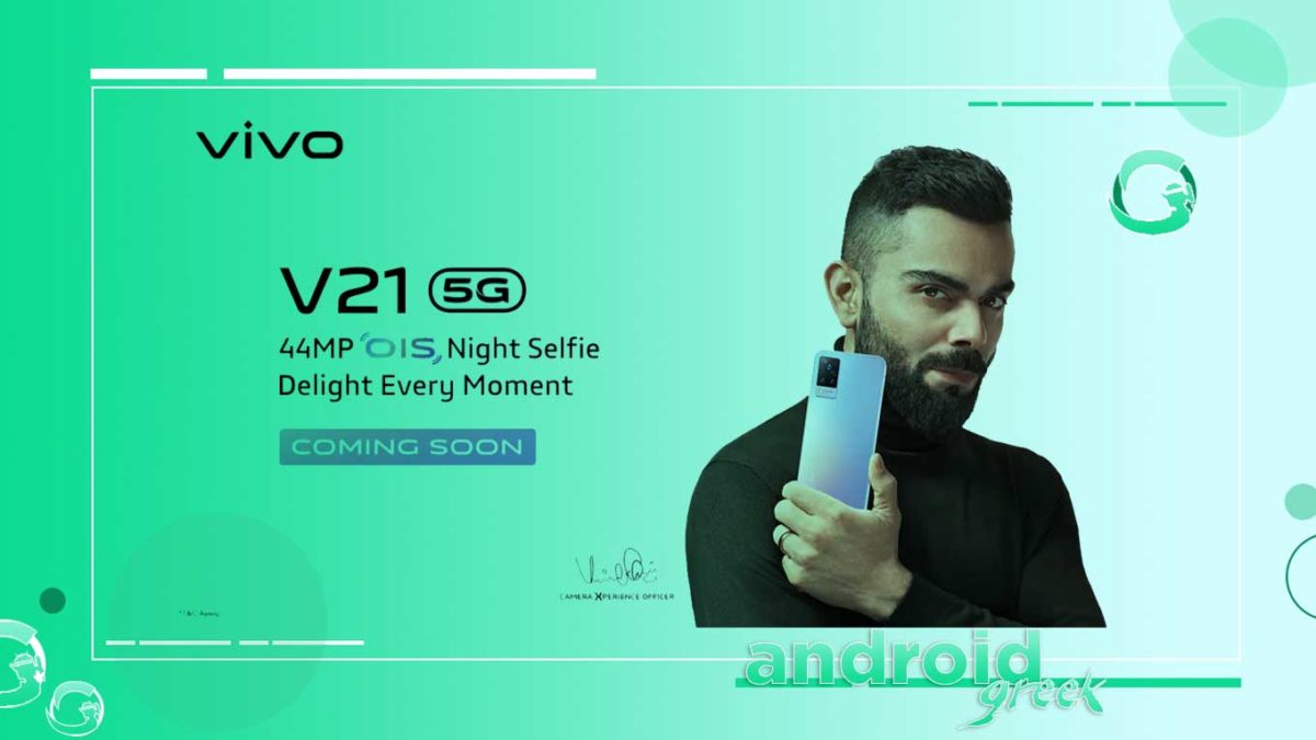 Vivo V21 announced to launch with 44MP Selfie Shooter
