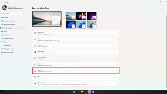 How to Move Taskbar Icons and Start Button to the Left in Window 11
