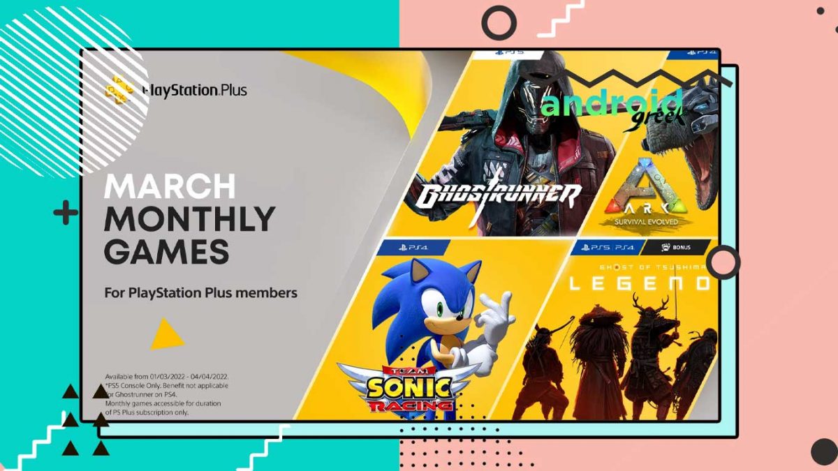 Games for PlayStation Plus (PS4 and PS5) are now available for March 2022