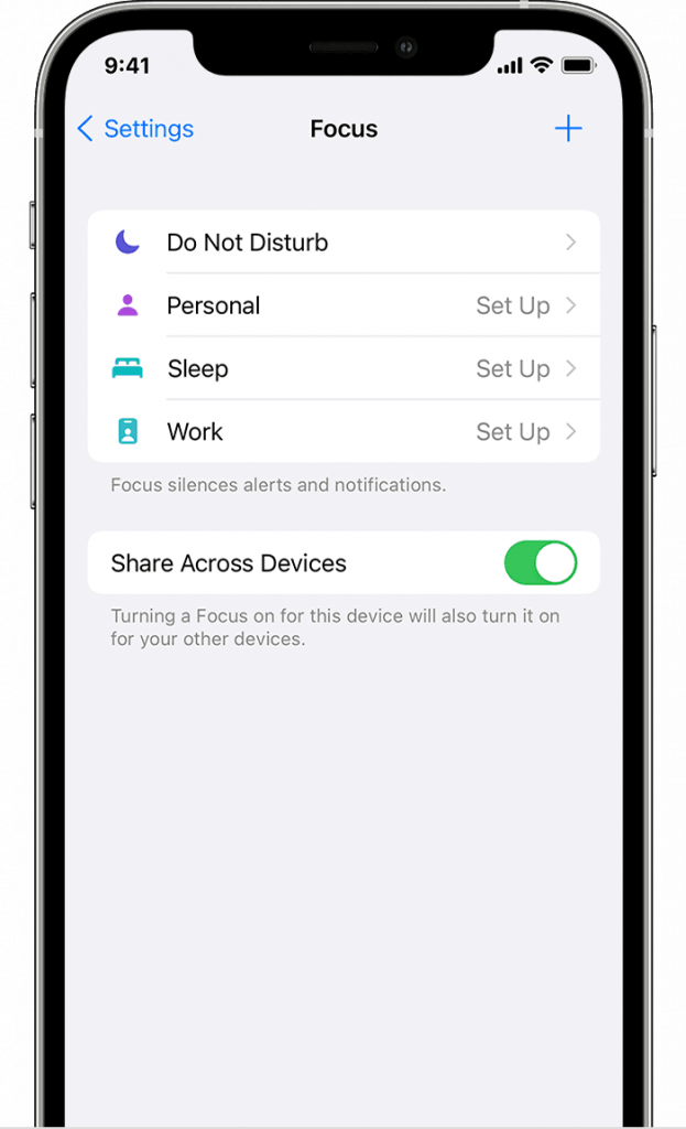 How to Share Focus Status with your Contact on iPhone, iPad or iPod Touch