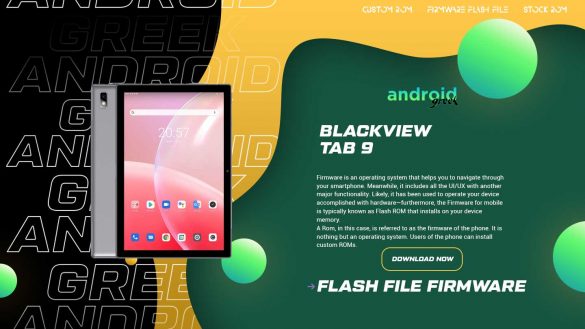 Download Blackview Tab 9 Flash File Firmware | Software Update