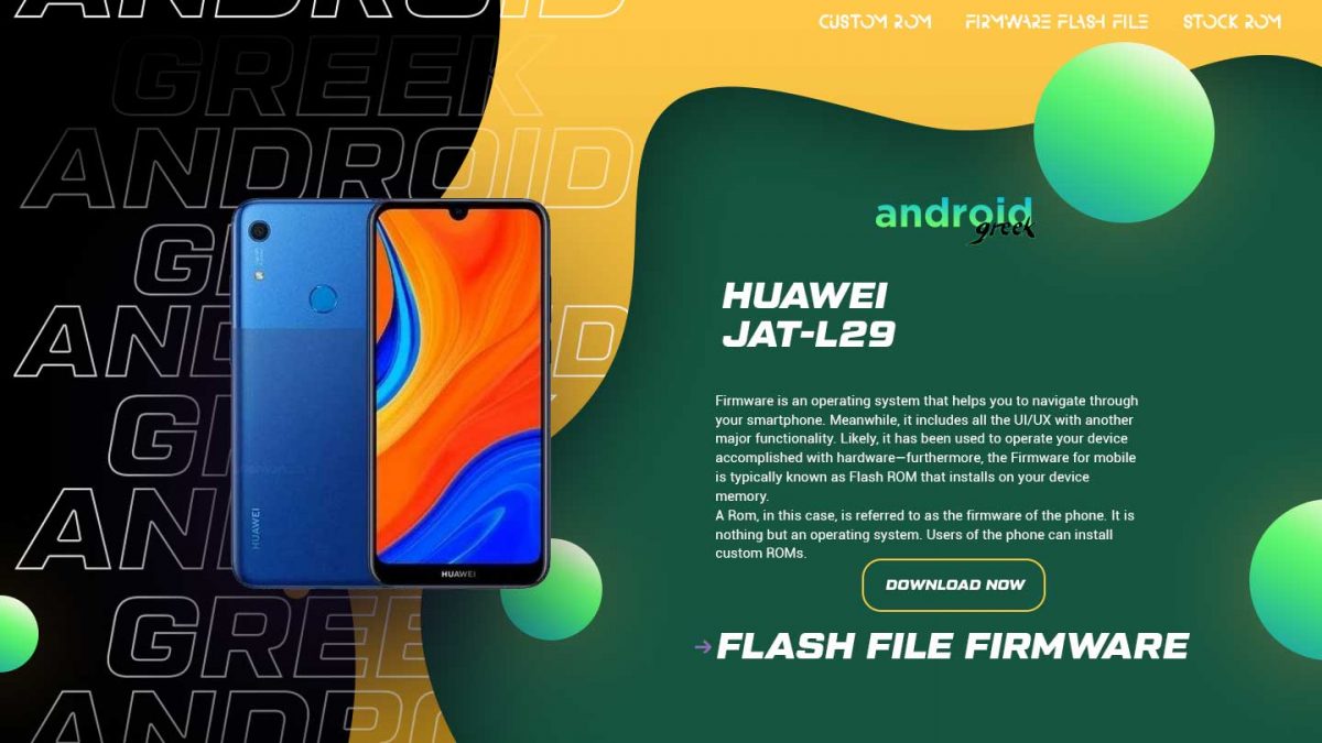 Download Huawei JAD-L29 Flash File Firmware | Software Update