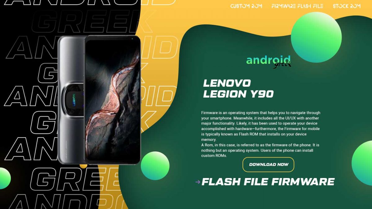 Download Lenovo Legion Y90 Flash File Firmware | Software Update