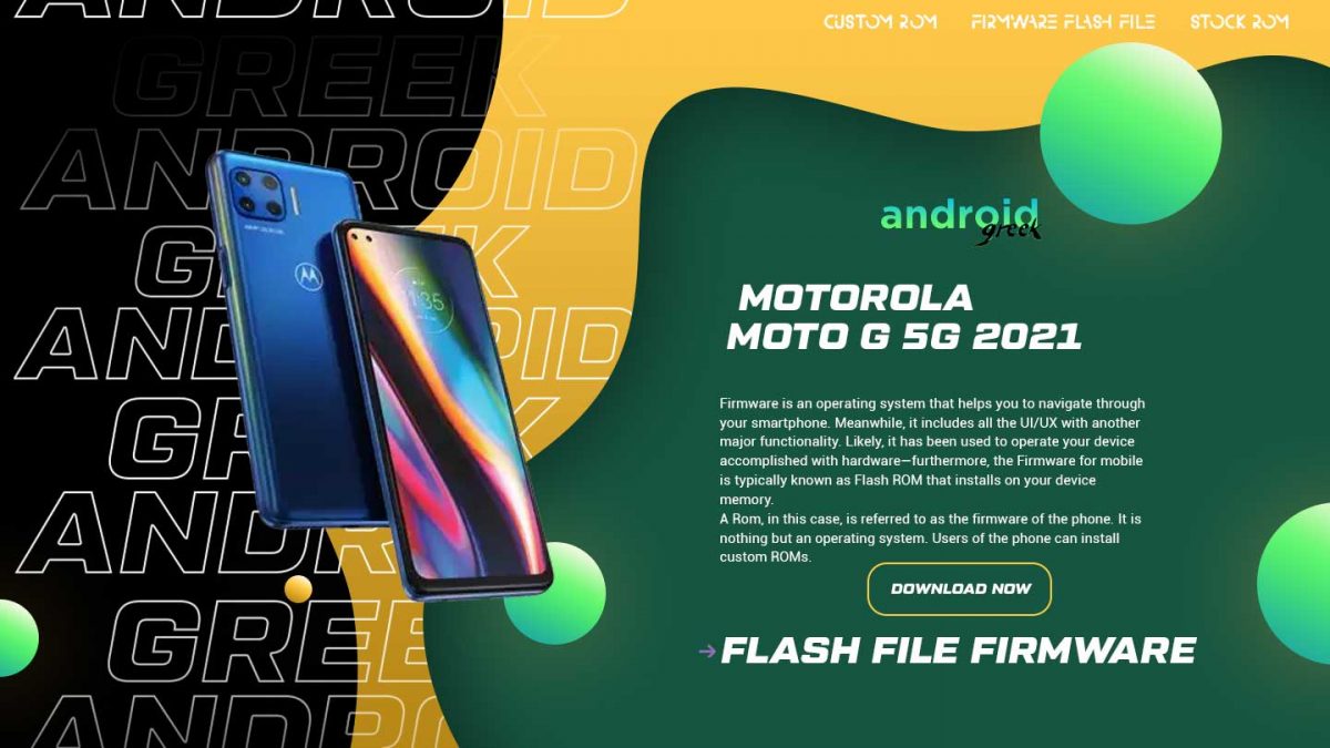 Download Motorola Moto G 5G 2021 XT2113-3 Flash File Firmware | Software Update
