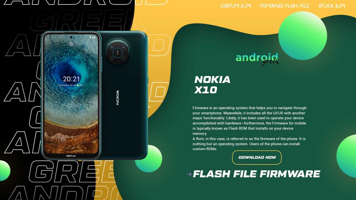 Download Nokia X10 Android 12 Flash File Firmware | Software Update