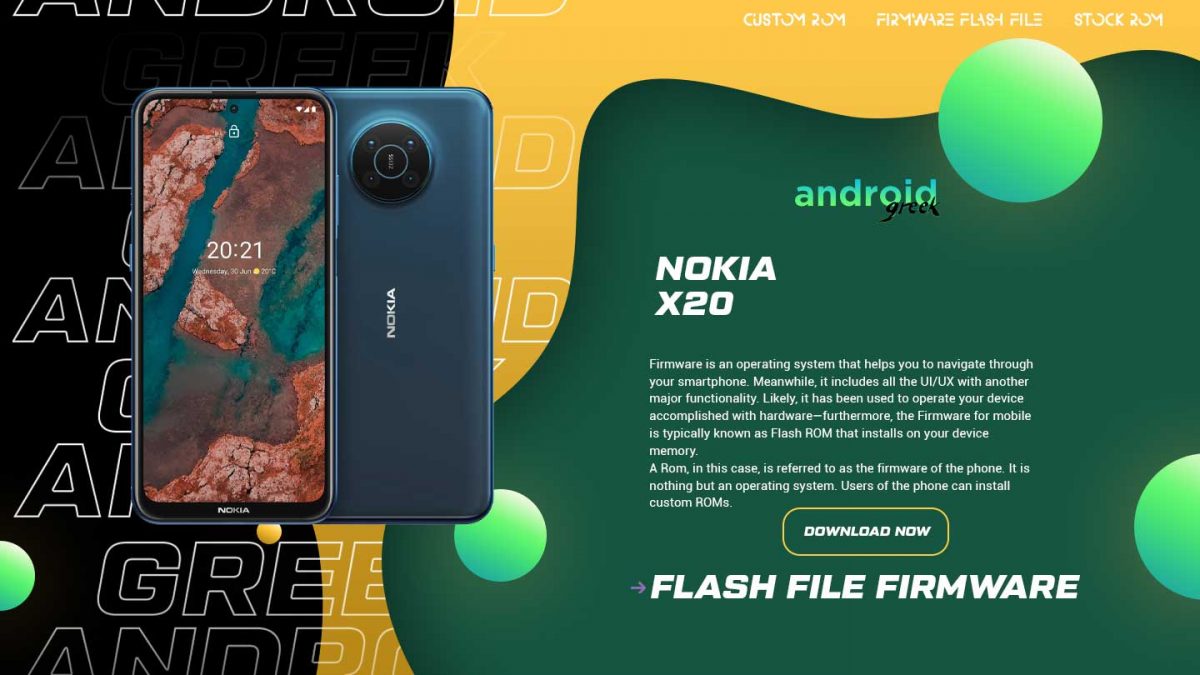 Download Nokia X20 Android 12 Flash File Firmware | Software Update