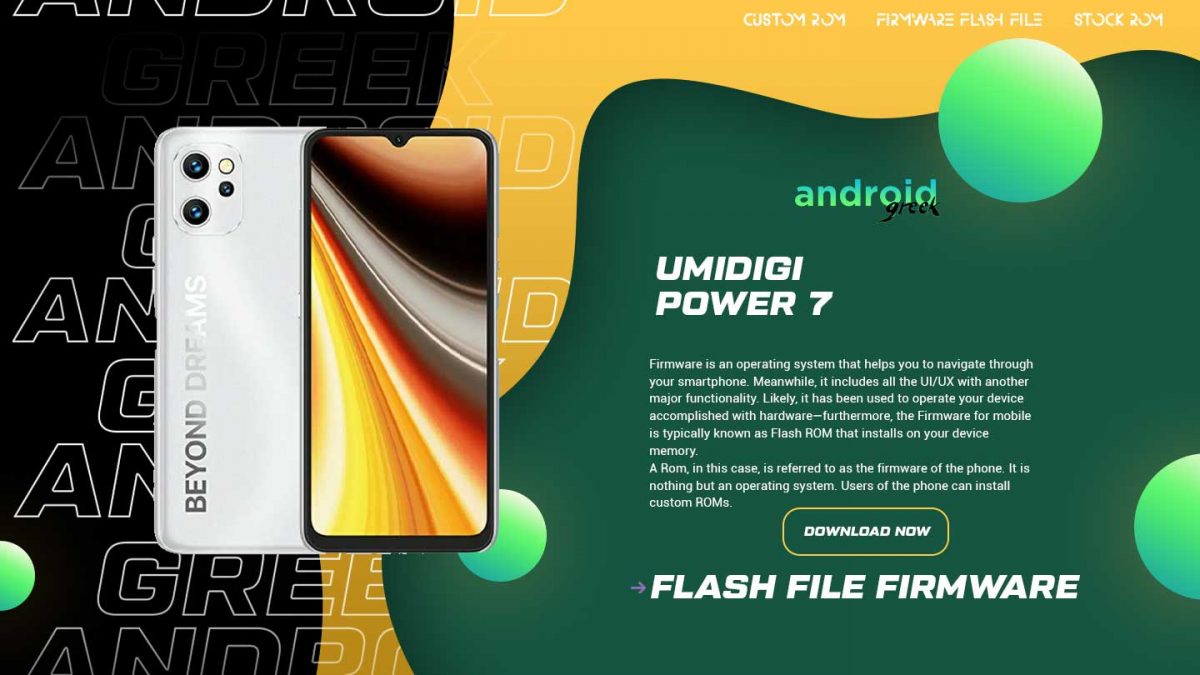 Download UMIDIGI Power 7 Flash File Firmware | Software Update
