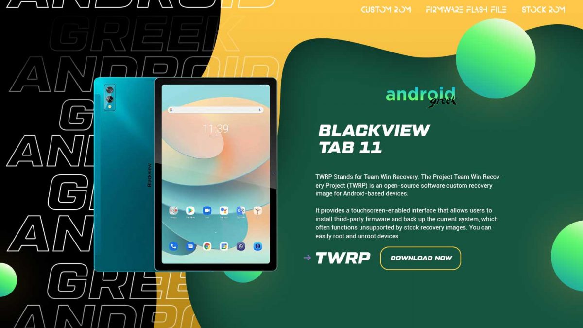 Download Blackview Tab 11 Flash File Firmware | Software Update
