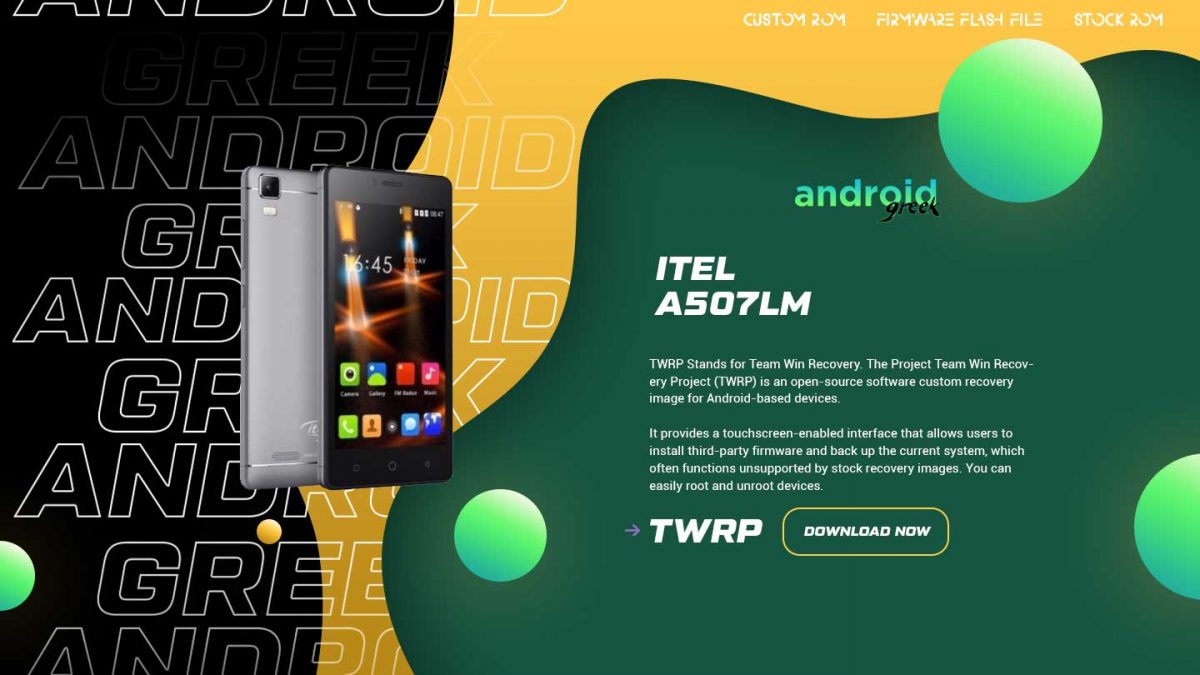 Download Itel A507LM Flash File Firmware | Software Update