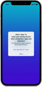 If an app asks to track your activity
