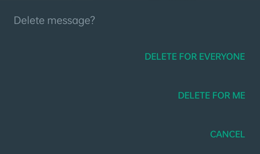 How to Delete WhatsApp Messages for Everyone (for yourself) after 2 days they were sent.