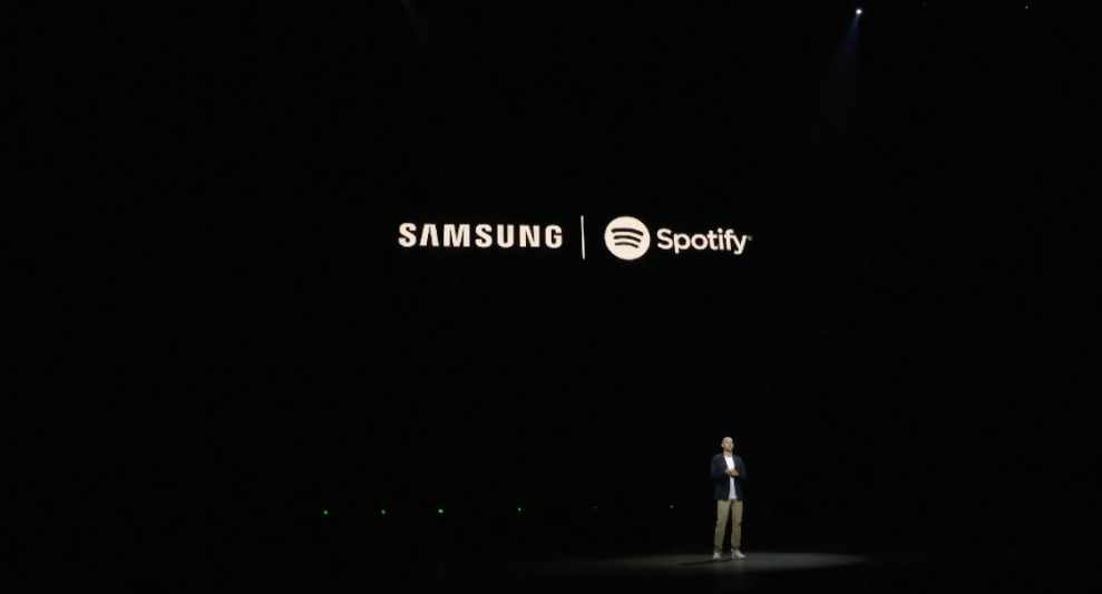 Samsung announces Spotify as its go-to music partner