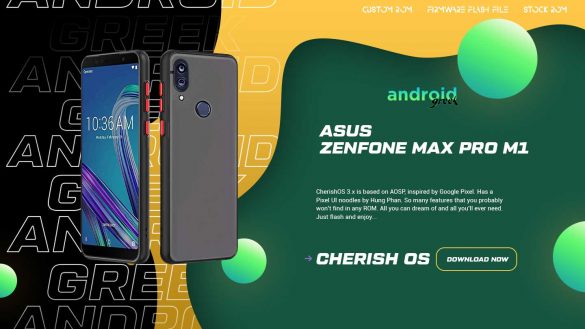 Download Android 13 Cherish OS 4.0 for Asus Zenfone Max Pro M1 (X00TD)