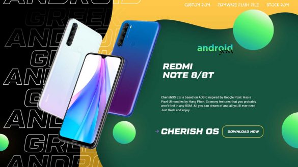 Download Android 13 Cherish OS 4.0 for Redmi Note 8/8T (Ginkgo)