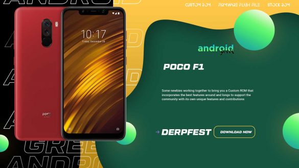 Download Android 13 DerpFest for Poco F1 (Beryllium)