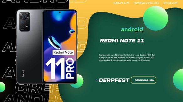 Download Android 13 DerpFest for Redmi Note 11 (Spes)