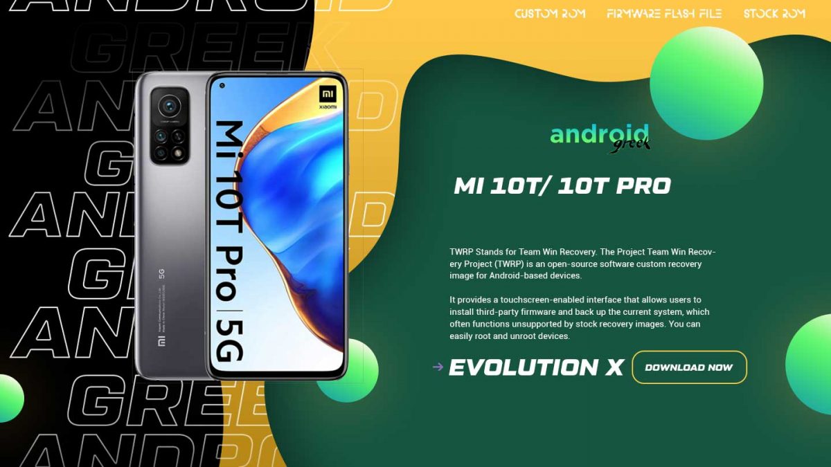 Download Android 13 Evolution X 7.1 for Mi 10T/10T Pro (Apollo)