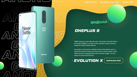 Download Android 13 Evolution X 7.1 for OnePlus 8 (Instantnoodle)