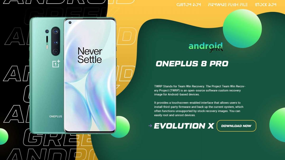 Download Android 13 Evolution X 7.1 for OnePlus 8 Pro (Instantnoodlep)