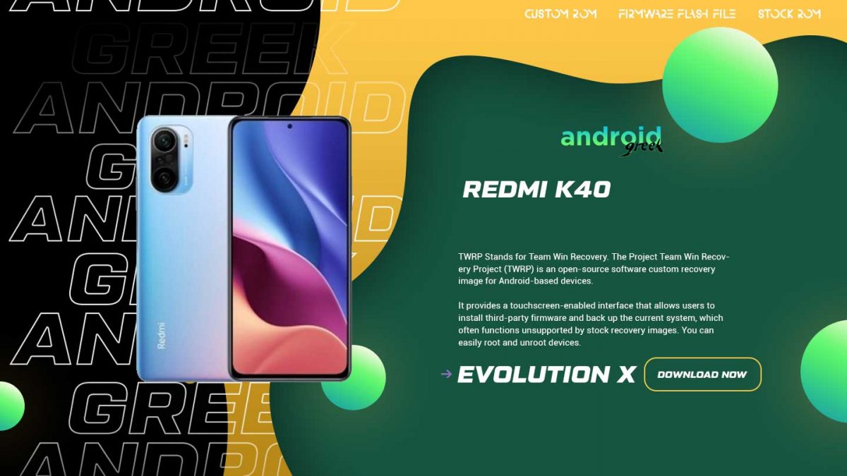 Download Android 13 Evolution X 7.1 for Poco F3/Redmi K40/Mi 11x (Alioth)