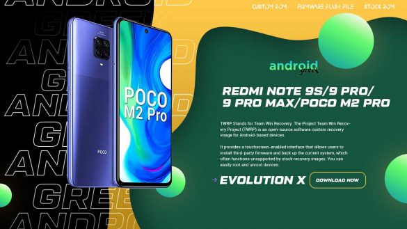 Download Android 13 Evolution X 7.1 for Redmi Note 9S/9 Pro/9 Pro Max/Poco M2 Pro (Miatoll)