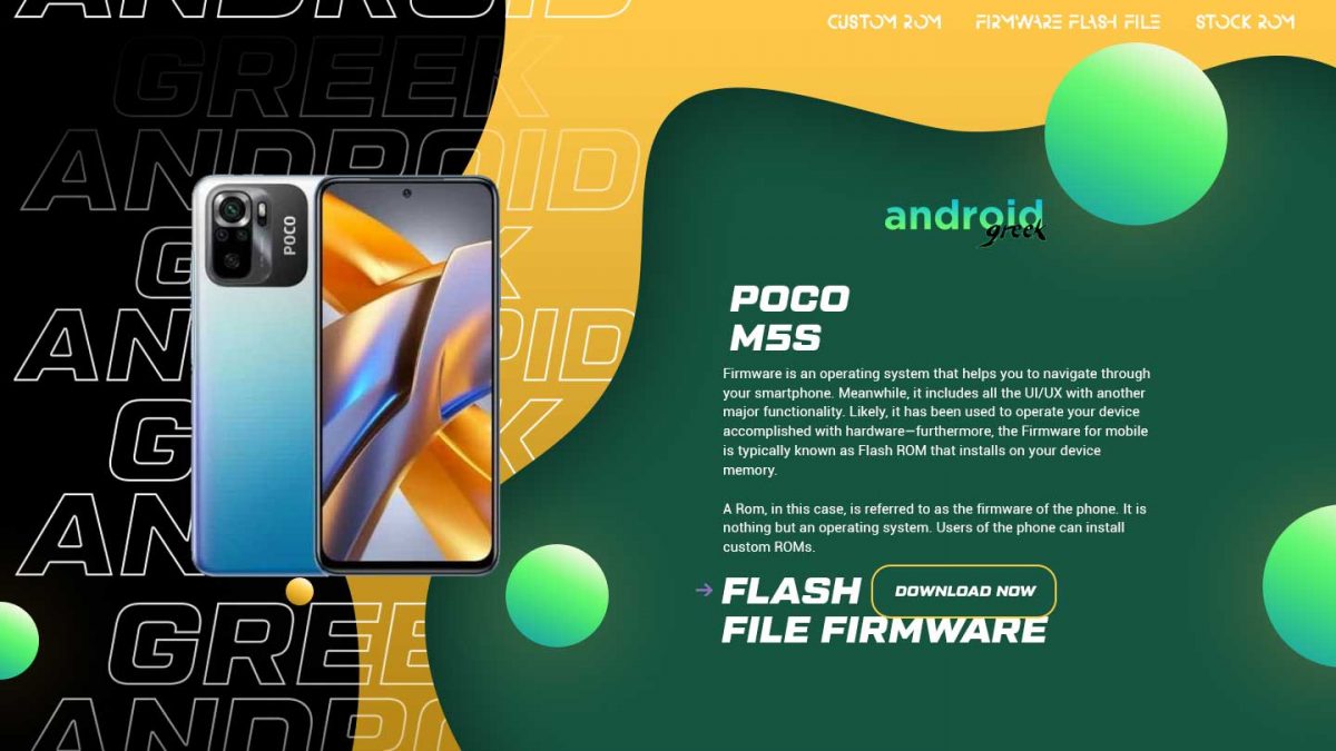Download Poco M5s Flash File Firmware | Software Update